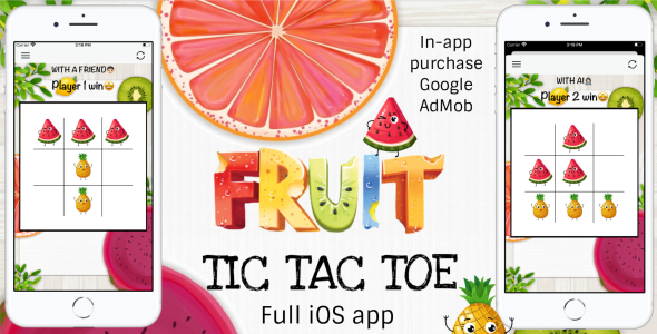 'Fruit tic tac toe' - Full iOS Application