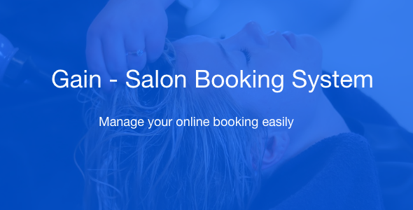 Gain - Salon Booking System    