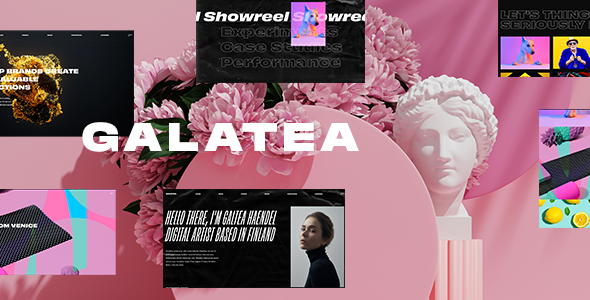 Galatea - Creative Portfolio WordPress Theme WordPress Creative, Portfolio  