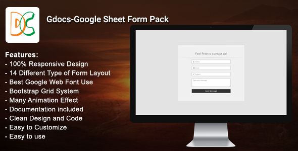 Gdocs - Google Sheet Form Pack  Css  Layouts