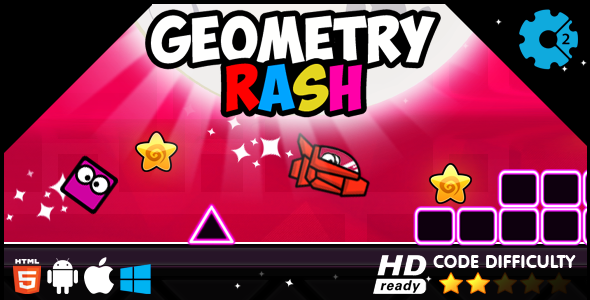 Geometry Rash HTML5 Game    