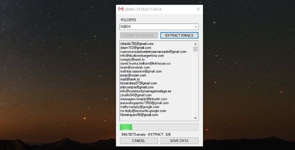 Gmail Address Extractor