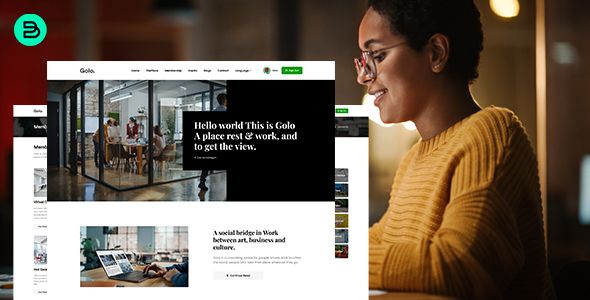 Golo - Office Rental And Coworking Space Script Theme  Miscellaneous  