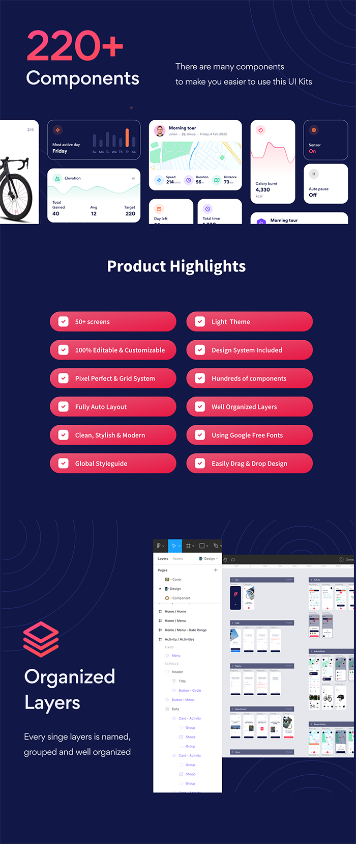 Gowez - Sport Cycling Tracker Flutter App Ui Template(Figma Included) - 5