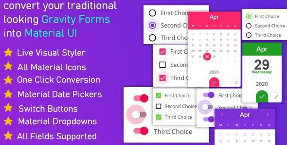 Gravitizer - Gravity Forms Material UI Styler    