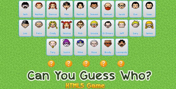 Guess Who? HTML5 Game    