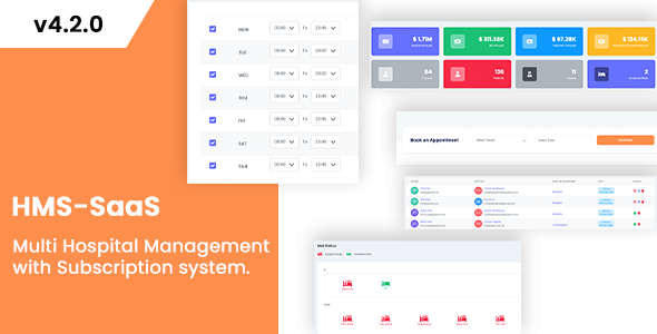 HMS Saas - Laravel Multi Hospital Management System - HMS Saas Hospital - Appointment Booking    Help And Support Tools