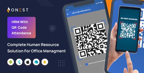 HRM QR Attendance Flutter  Mobile 