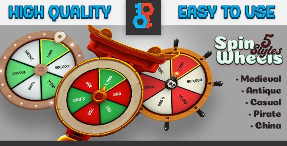 HTML Spin Wheels Pack    