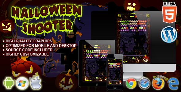 Halloween Shooter - HTML5 Game    