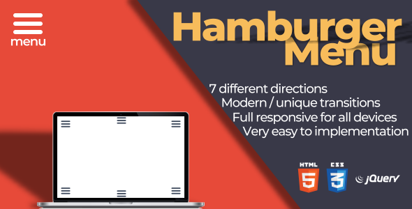 Hamburger Menu | Responsive - code.market