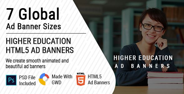 Higher Education Ad Banners    