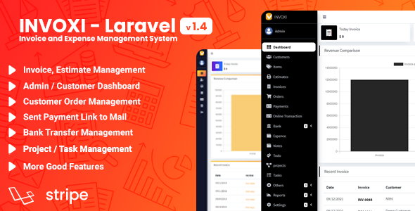 INVOXI - Laravel Invoice and Expense Management System image