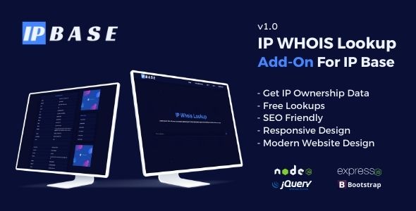 IP Whois Lookup Addon For IP Base - Code.market