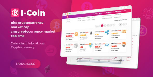 Icoin - php cryptocurrency market cap cms    
