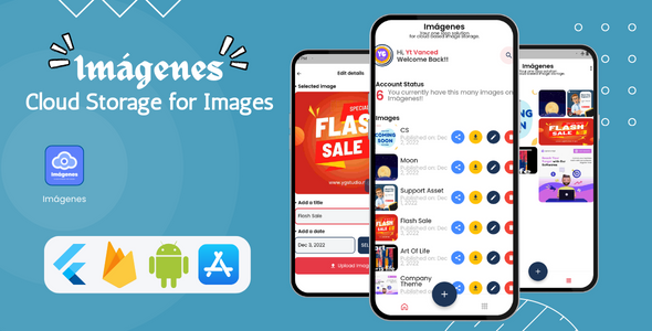 Imágenes- Images Cloud Storage App | Flutter & Firebase | Android & iOS    