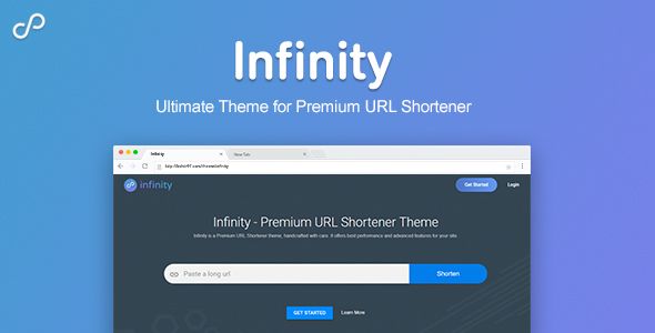 Infinity - Premium URL Shortener Theme