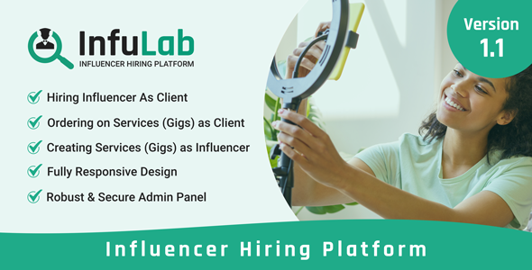 InfuLab - Influencer Hiring Platform    