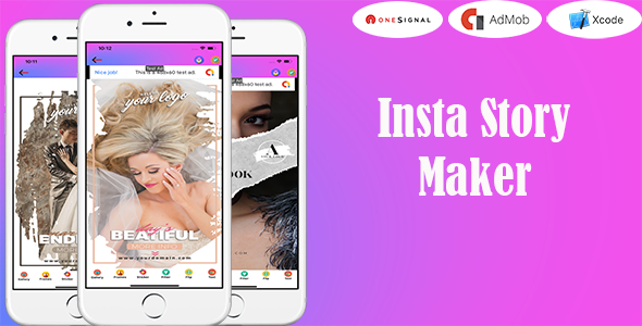 Insta Story Maker iOS Mobile Full Applications