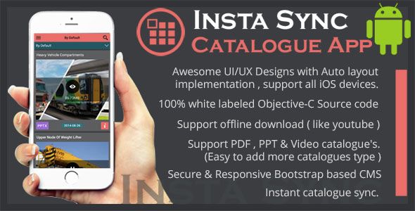 Insta Sync Catalogue Utility Android App using CouchDB .    