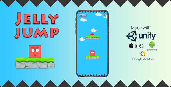 Jelly Jump : Unity3D / Android / iOS / Html    
