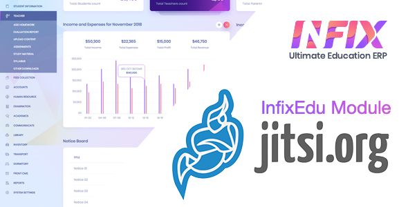 Jitsi Meet - InfixEdu Module    
