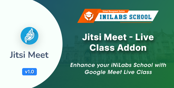 Jitsi Meet Live class and Meeting Add-on - iNiLabs School    