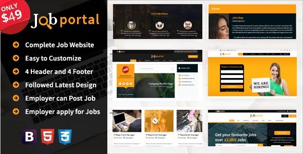 Job Portal Platform  A complete Job portal website    