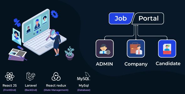 Job Portal in React and Node js    