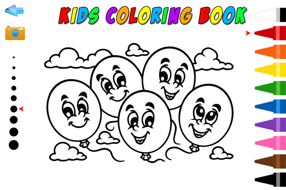 Kids Coloring Book - HTML5 Educational Game