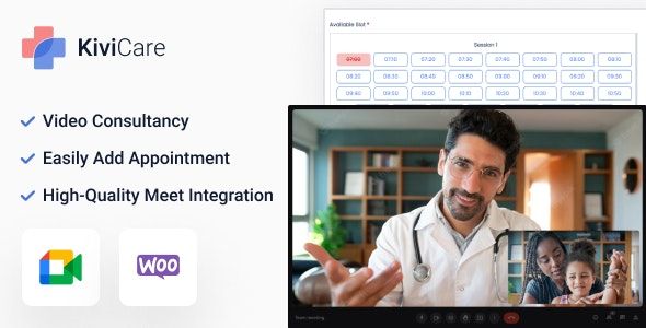 KiviCare - Google Meet Telemed And WooCommerce Payment Gateway (Add-on)    