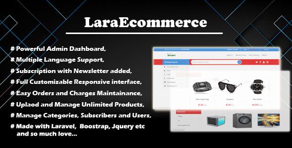 LaraEcommerce - Modern Online Business    