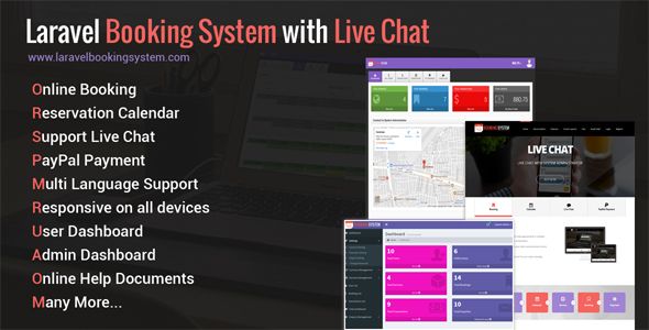 Laravel Booking System with Live Chat - Appointment Booking Calendar  Calendars  