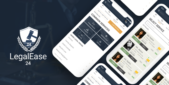LegalEase24 - Complete Lawyer Booking Android App