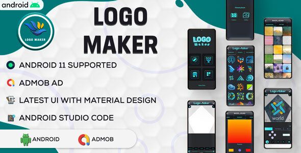 Logo Creator app | Icon maker | Logo maker | Android App Full Code | Admob Ads | v6.0    