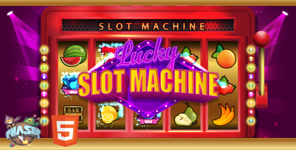 Lucky Slot Machine - HTML5 Game (Phaser 3)    