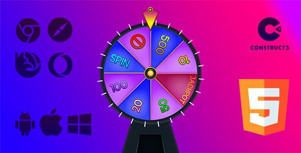 Lucky Wheel HTML5 C3