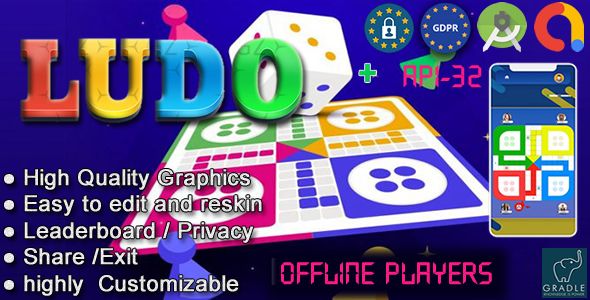 Ludo Classic !Ludo Game- Admob Ads + Android Studio by sr-tech