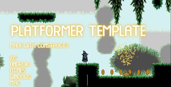 Maantrikudu Platformer Construct 3 Game | Publish to HTML, iOS, Android    