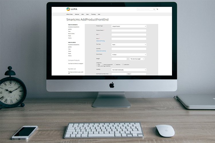 Magento 2 Add Product from FrontEnd - 1