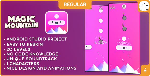 Magic Mountain (REGULAR) - ANDROID - BUILDBOX CLASSIC game Android Skins Mobile Games