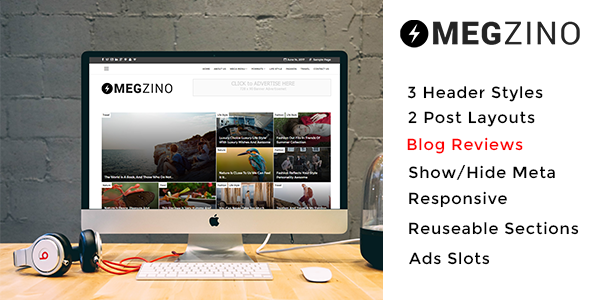 Magzino - Review, Blog and Magazine WordPress Theme    