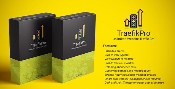 Mass traffic bot - TraefikPro - Unlimited website visitor Apps, Windows