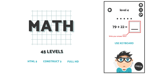 Math - HTML5 Game (Construct3)    Games