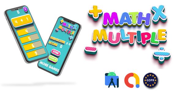Math Multiple(Admob + GDPR + Android Studio)    