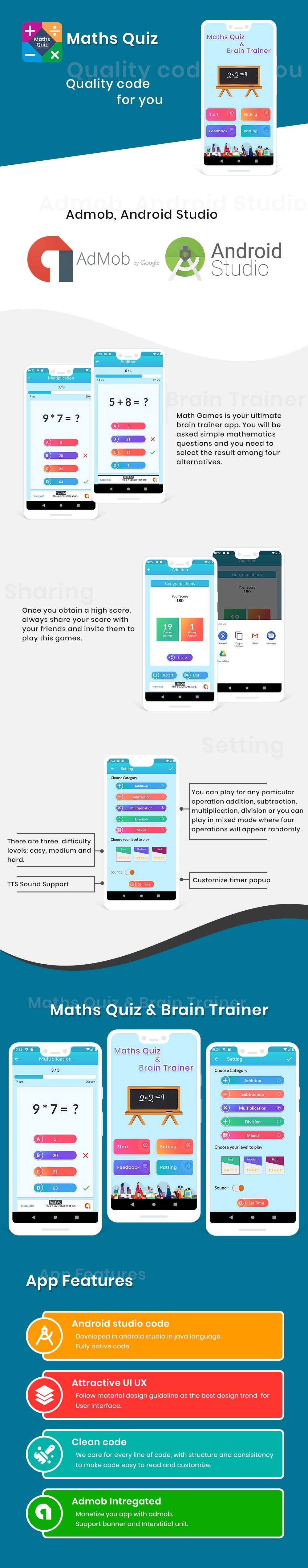 Maths Quiz and Brain Trainer - 9