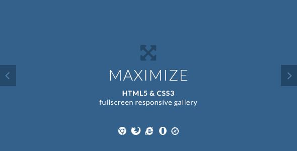 Maximize - HTML5 & CSS3 Fullscreen Image Gallery  Css  Tabs And Sliders