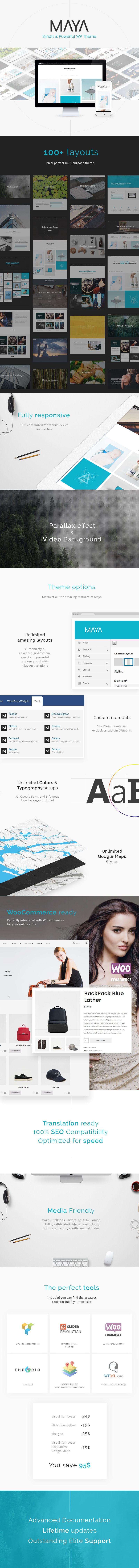 Maya - Smart and Powerful WP Theme - 6