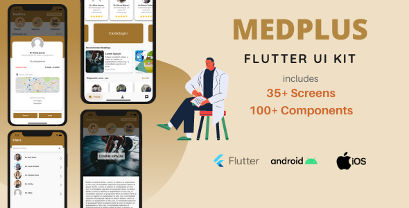 MedPlus | Flutter UI Kit for Healthcare, Doctors, Pharmacy and Diagnostics    