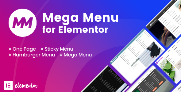 Mega Menu For Elementor    